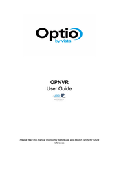 Vista Optio OPNVR Series User Manual