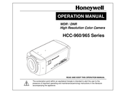 Honeywell HCC-960P-VR Operation Manual