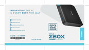Zotac ZBOX EDGE MI643 Quick Start Manual