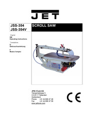 Jet JSS-354 Operating Instructions Manual
