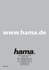 Hama 00042542 Manual