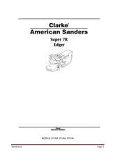 Clarke Super 7R Edger 07013A Manual