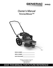 Generac Power Systems Trimmer/Mower Owner's Manual