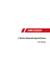 Hikvision F Series User Manual