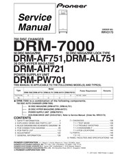 Pioneer DRM-AH721 Service Manual