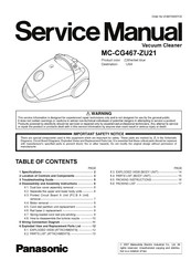 Panasonic MC-CG467-ZU21 Service Manual
