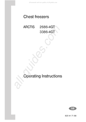Electrolux ARCTIS 2686-4GT Operating Instructions Manual
