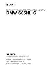 Sony DMW-S05NL-C Installation Manual