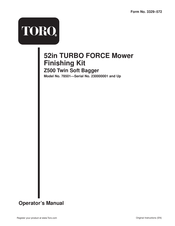 Toro TURBO FORCE Operator's Manual