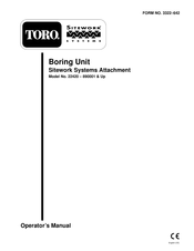Toro Sitework Systems 22420 Operator's Manual