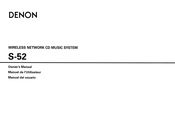 Denon S-52 Owner's Manual