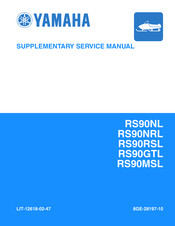 Yamaha RS90NL Supplementary Service Manual
