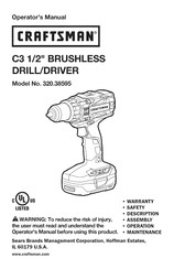 Craftsman 320.38595 Operator's Manual