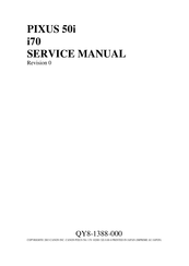 Canon PIXUS i70 Service Manual