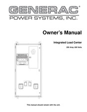 Generac Power Systems ILC Owner's Manual