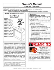 Heat & Glo 6000CLX-IFTLPTG Owner's Manual