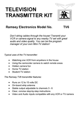 Ramsey Electronics TV6 Manual