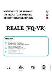 Royal REALE Instructions For Use Manual