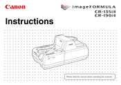 Canon imageFORMULA CR-135i II Instructions Manual