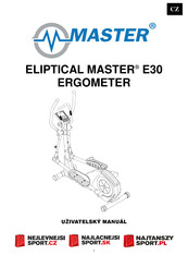 Master ELIPTICAL MASTER E30 User Manual