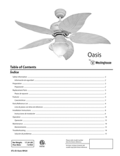 Westinghouse Oasis Manual