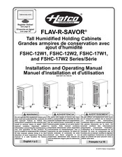 Hatco FLAV-R-SAVOR FSHC-12W1 Series Installation And Operating Manual
