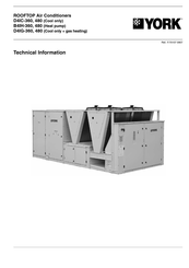 York B4IH-480 Technical Information