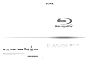 Sony BDP-S300 - Blu-Ray Disc Player Operating Instructions Manual