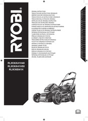 Ryobi RLM36B41H Original Instructions Manual