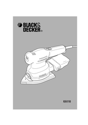 Black & Decker KA110 Manual