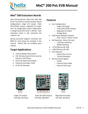 HELIX MxC 284-EB2-C Manual
