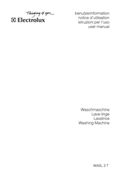 Electrolux WASL 3 T User Manual