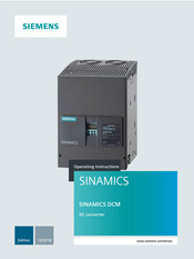 Siemens 6RA8095-4LV62 Operating Instructions Manual