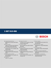 Bosch CB 28 Original Instructions Manual