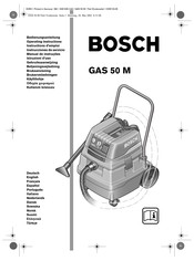 Bosch GAS 50 M Operating Instructions Manual