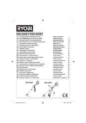Ryobi RBC30SBT Operator's Manual