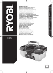 Ryobi R18PV Original Instructions Manual