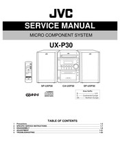 JVC CA-UXP30 Service Manual