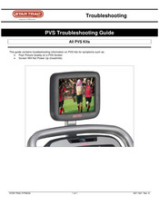 Star Trac PVS Series Troubleshooting Manual