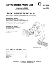 Graco FLEX 218-13 Instructions-Parts List Manual