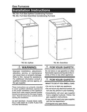 Nordyne RL 90+ Installation Instructions Manual