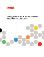 Lenovo ThinkSystem 36i Installation And User Manual