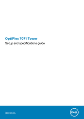 Dell OptiPlex 7071 Setup And Specifications Manual