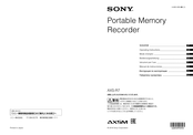 Sony AXS-R7 Operating Instructions Manual
