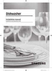 Samsung DW60R2014 Series Installation Manual