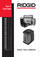 RIDGID Gyro II Operating Instructions Manual