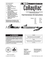 Roberts Gorden CoRayVac B-6 Instructions Manual