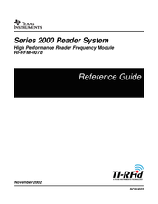Texas Instruments 2000 Series Reference Manual