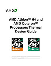 AMD AMD Opteron Thermal Design Manual