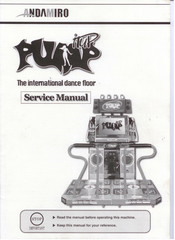 Andamiro PUMP IT UP GX Service Manual
